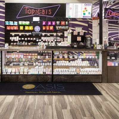 Oasis Evans Edibles Section