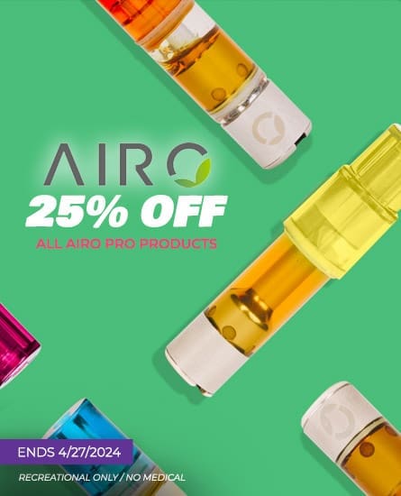 Airo 25% off. Deal ends 4-21-24