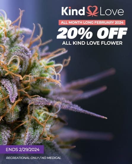 Kind Love Flower 20% Off - Deal Ends 2/29/2024