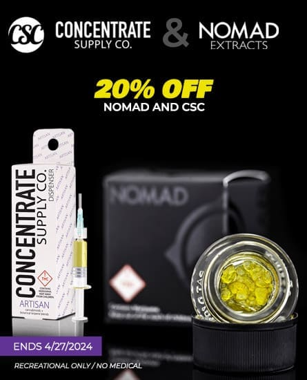 Nomad CSC 20% off. Deal ends 4-20-24.