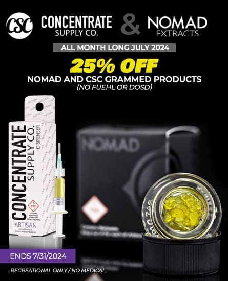 Nomad and CSC sale ends 7/31/2024
