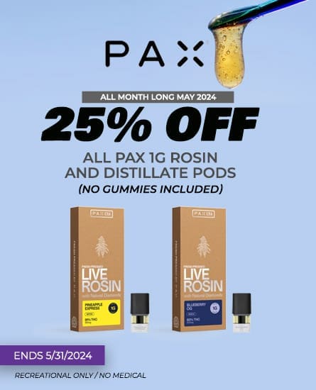 Pax Pods Promotion - All May 2024