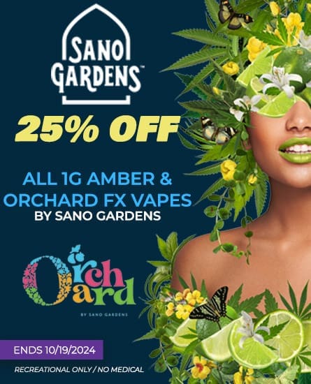 Sano Gardens 25% off. Deal ends 10-19-14