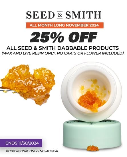 Seed & Smith Dabbable Deal - All November 2024