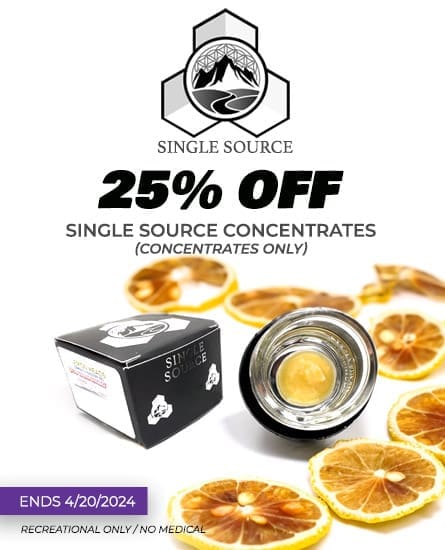 Single Source 25% off. Deal ends 4-20-24