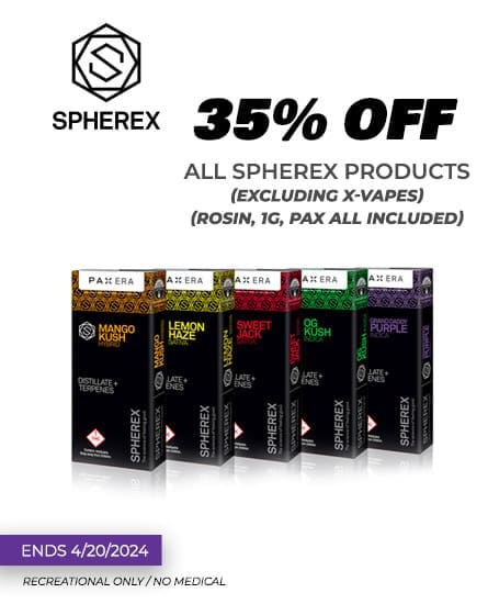 Spherex 35% off. Deal ends 4-20-24